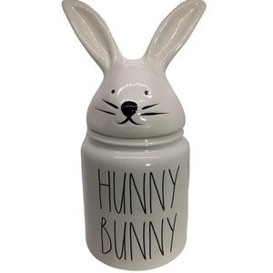 Rae Dunn Large HUNNY BUNNY Cookie Jar NEW EASTER Candy Jar